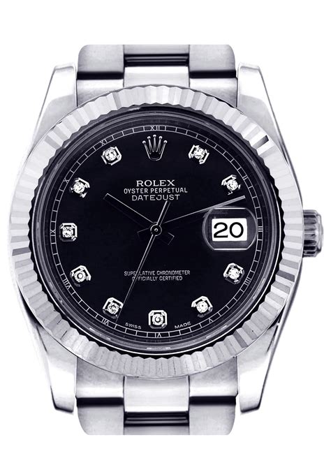 rolex datejust 41mm steel and white gold|rolex datejust white gold 41mm.